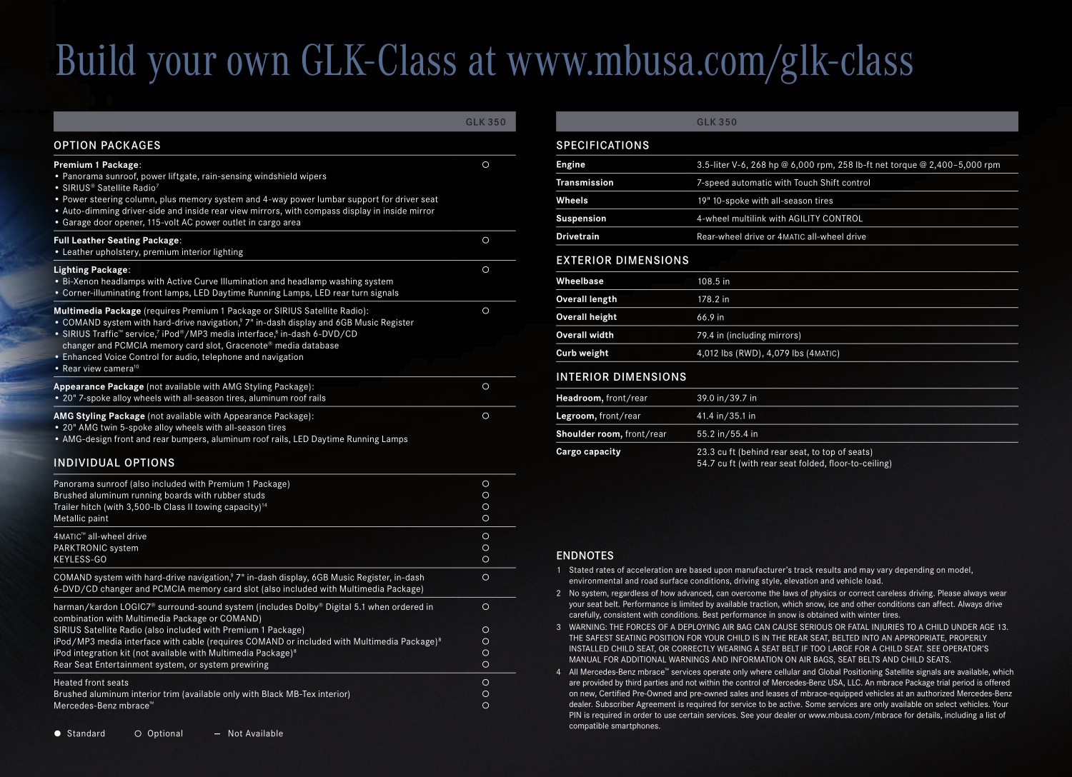 2011 Mercedes-Benz GLK-Class Brochure Page 16